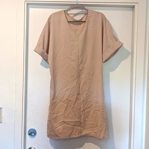 Cream Dress Size 8/10 L Hapsho